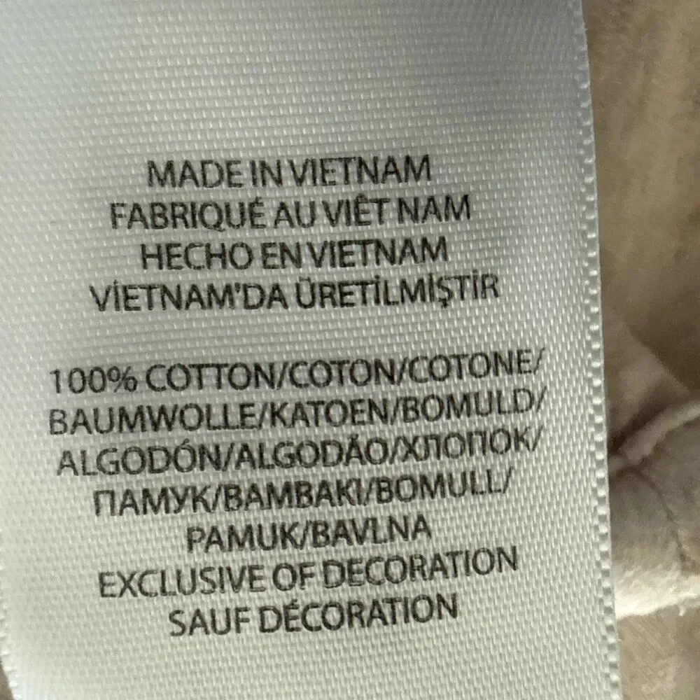 Polo Ralph Lauren Polo Shirt Mens L Tan Classic Fit LS Flesh Pony 100% Cotton